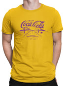 Officially Licensed Coca-Cola Enjoy Sunset Highway Travel Graphic Men's T-shirt