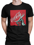 Officially Licensed Coca-Cola Classic Cap Pop Graphic Men's T-shirt
