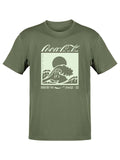 Officially Licensed Coca-Cola Catch the Wave 1986 Coke Graphic Men's T-shirt