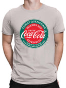 Officially Licensed Coca-Cola Drink Vintage Thirst Quenching Logo Men's T-shirt