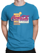 Officially Licensed Coca-Cola   Sunset Waves Vintage Graphic Men's T-shirt