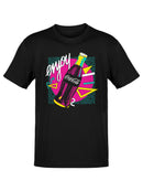 Officially Licensed Coca-Cola  Retro Pop Art Graphic Men's T-shirt