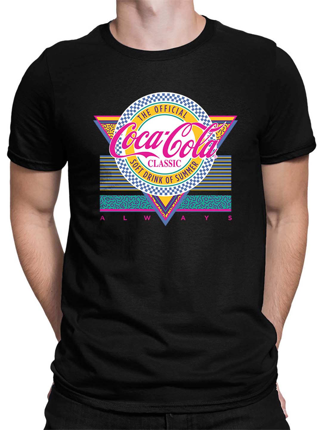Officially Licensed Coca-Cola Official Summer Classic Retro Men's T-shirt