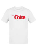 Officially Licensed Coca-Cola Enjoy Coke - Classic Retro Graphic Logo Men's T-shirt
