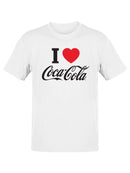 Officially Licensed Coca-Cola I Love Retro Logo Men's T-shirt