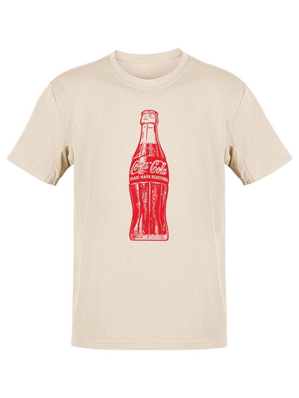 Officially Licensed Coca-Cola Retro Contour Bottle Design Men's T-shirt