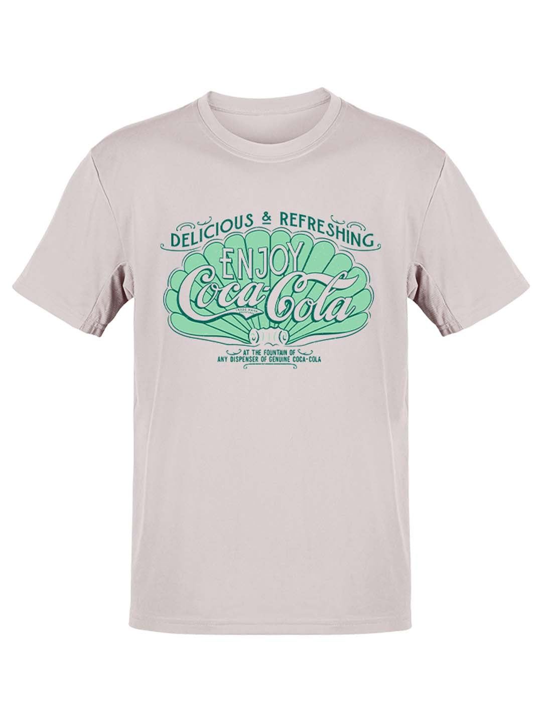 Officially Licensed Coca-Cola Enjoy Coca-Cola Fountain Retro Men's T-shirt