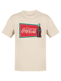 Officially Licensed Coca-Cola Vintage Bottle & Sign Retro Men's T-shirt