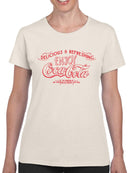 Officially Licensed Coca-Cola Enjoy Coke Fountain Design Women's T-shirt