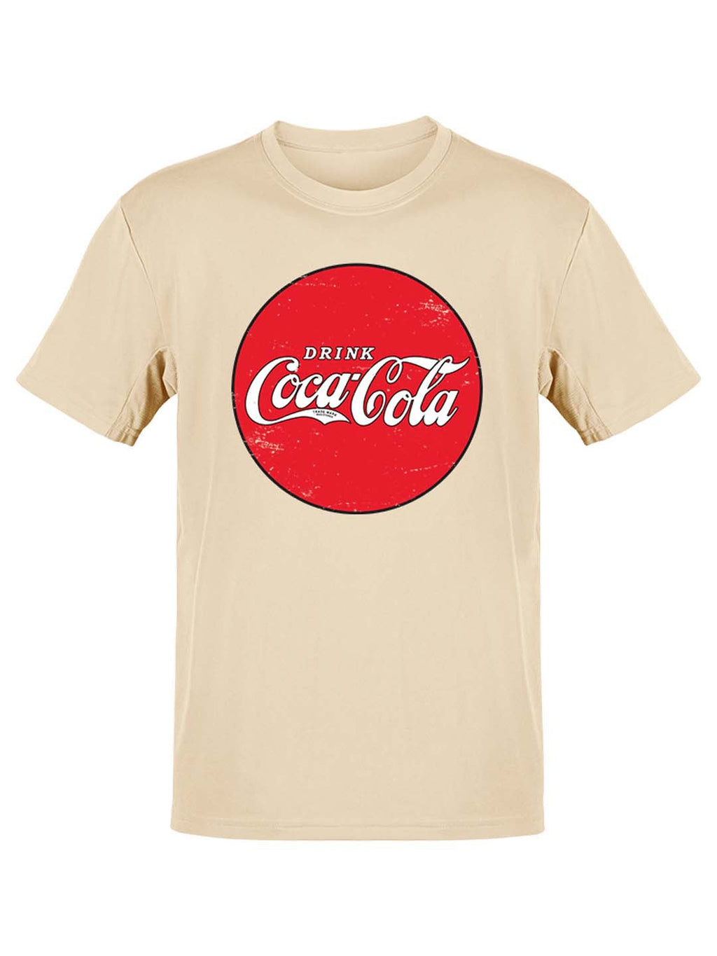 Officially Licensed Coca-Cola Round Vintage Logo Sign Women's T-shirt