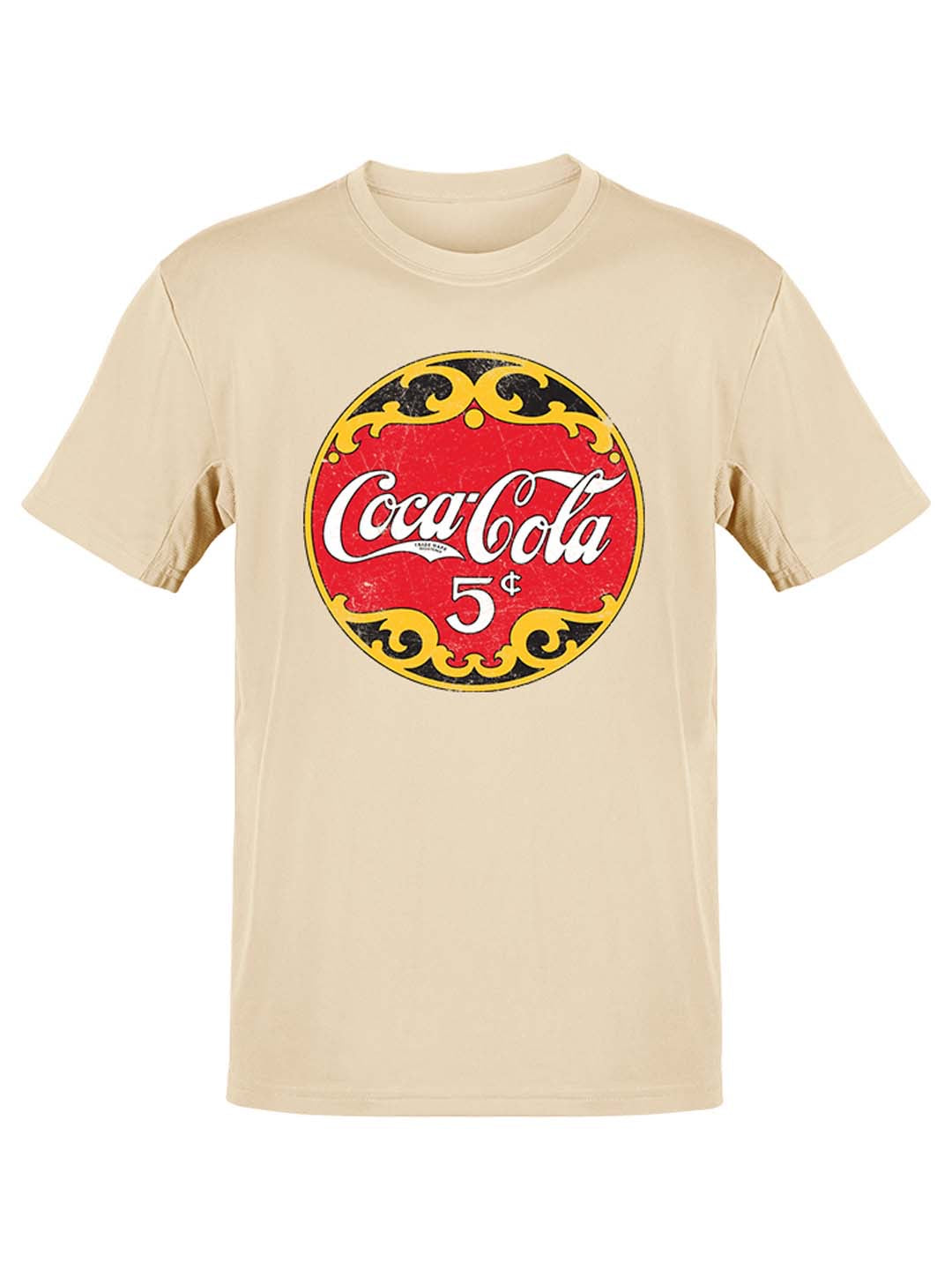 Officially Licensed Coca-Cola 5 Cents Classic Nostalgic Logo Women's T-shirt