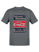 Officially Licensed Coca-Cola 5¢ Soda Fountain Sign Women's T-shirt
