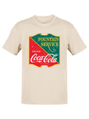 Officially Licensed Coca-Cola Retro Fountain Service Sign Women's T-shirt