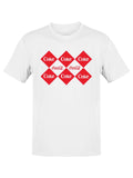 Officially Licensed Coca-Cola Checkerboard Pattern Design Women's T-shirt