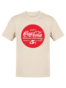 Officially Licensed Coca-Cola Retro 5¢ Bottle Cap Design Women's T-shirt