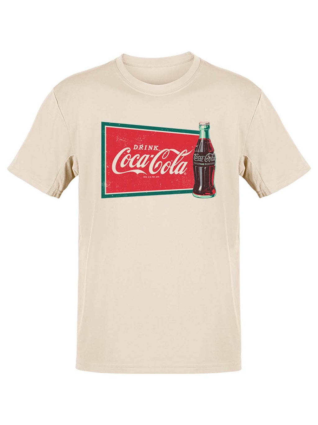 Officially Licensed Coca-Cola Vintage Bottle & Sign Retro Women's T-shirt