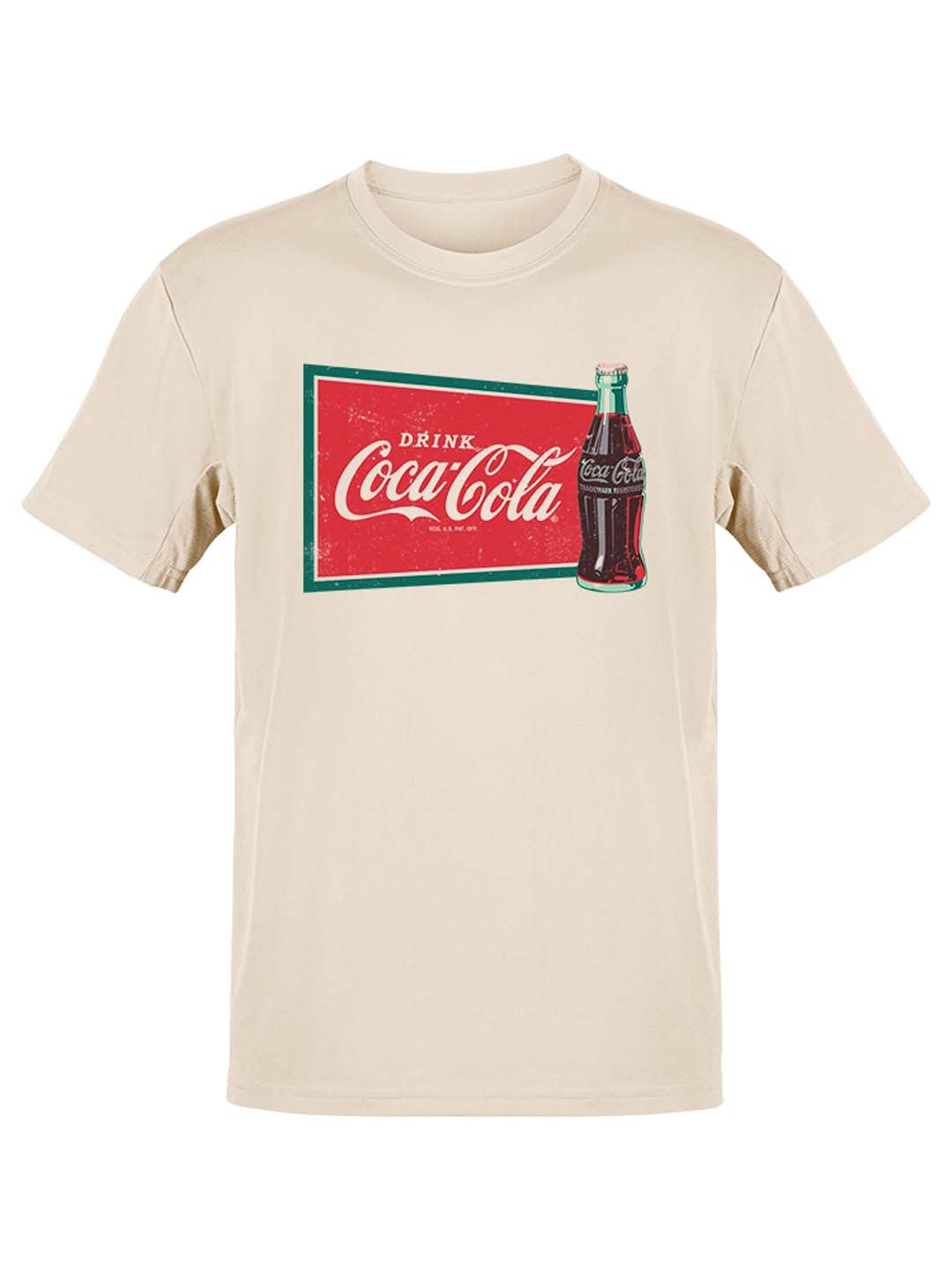 Officially Licensed Coca-Cola Vintage Bottle & Sign Retro Women's T-shirt