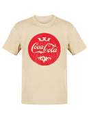 Officially Licensed Coca-Cola Vintage Crown Logo Design Women's T-shirt