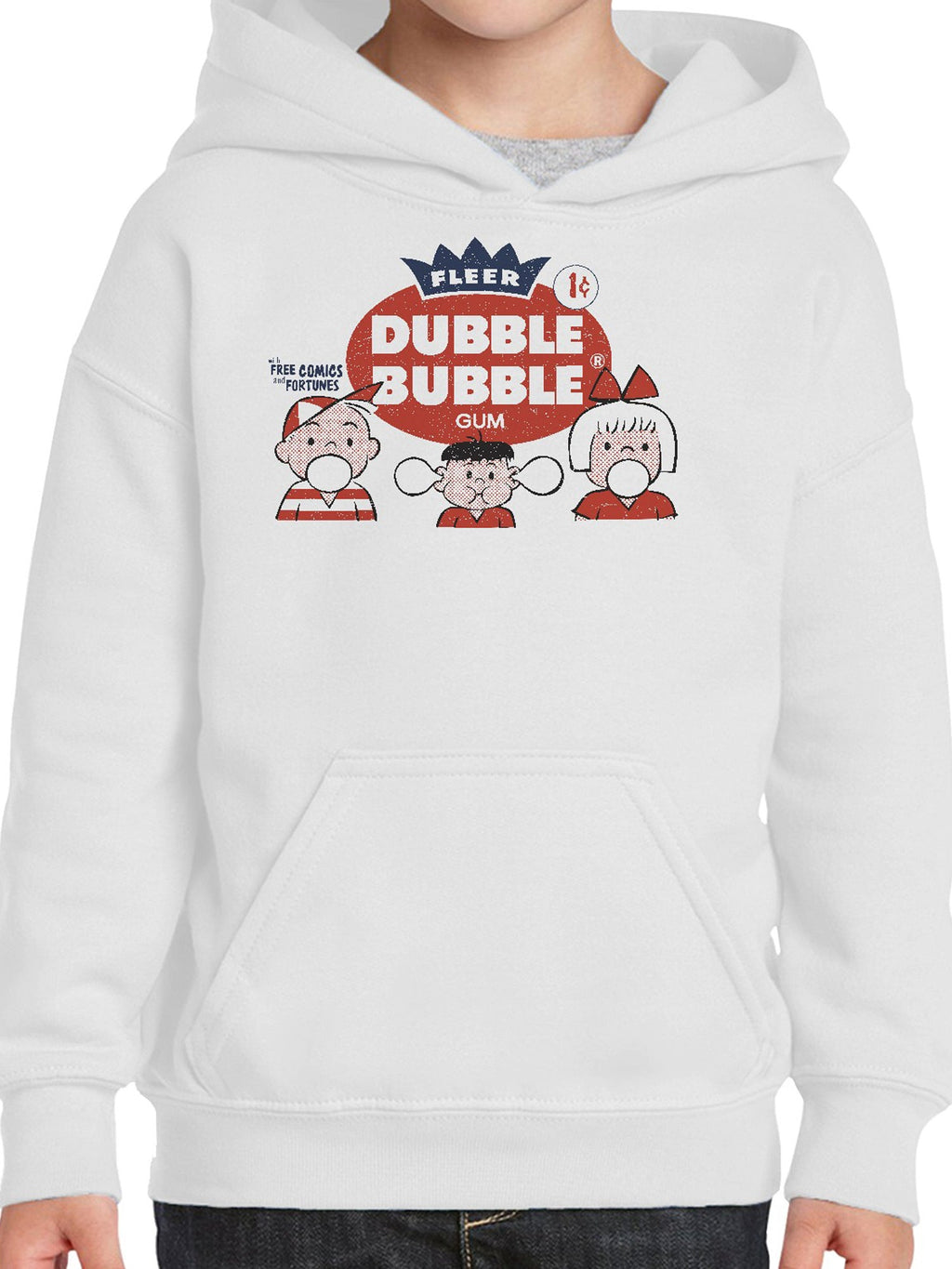 Officially Licensed Dubble Bubble Vintage Gum Advertisement Youth's Hoodie
