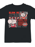 Officially Licensed Dubble Bubble Retro Gum Artwork Youth's T-shirt