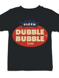 Officially Licensed Dubble Bubble Classic Gum Logo Youth's T-shirt