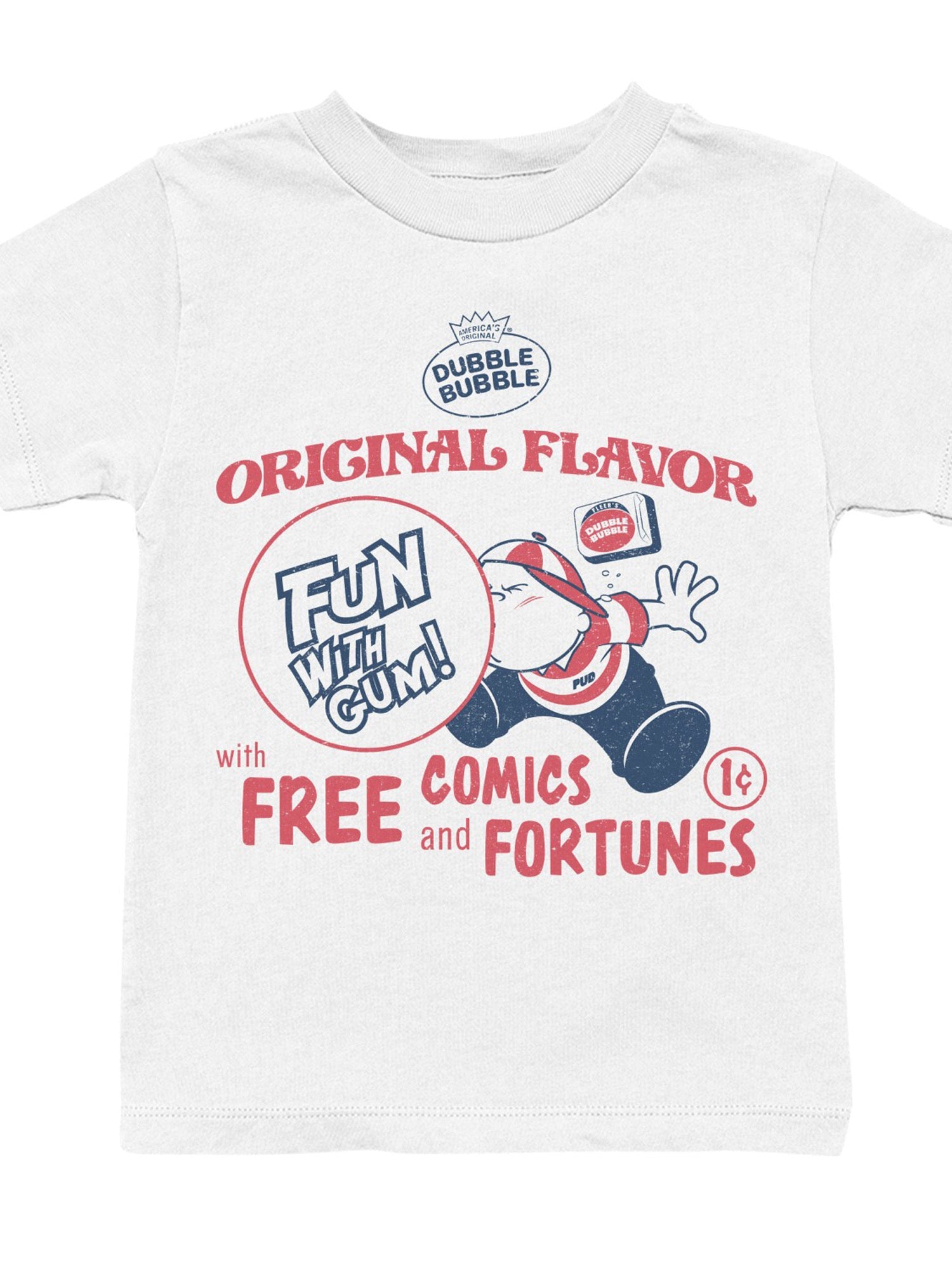 Officially Licensed Dubble Bubble Vintage Promo Design Youth's T-shirt