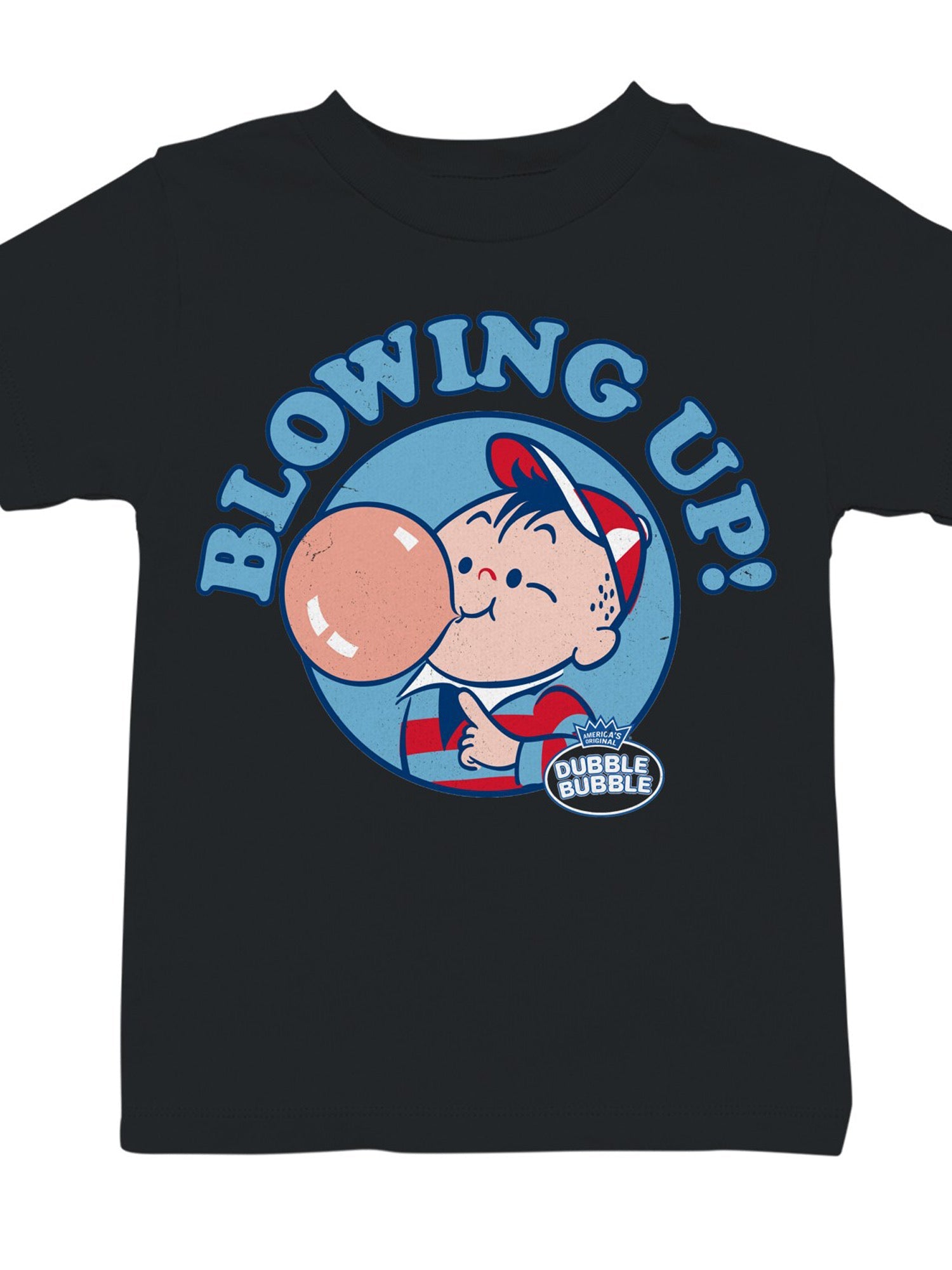 Officially Licensed Dubble Bubble Blowing Up with Dubble Bubble Youth's T-shirt