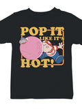 Officially Licensed Dubble Bubble Pop It Like It's Hot Bubble Gum Youth's T-shirt