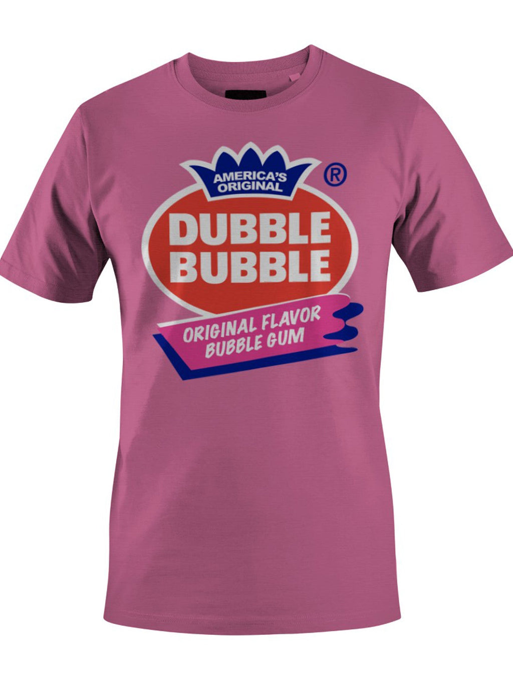 Officially Licensed Dubble Bubble Original Flavor Gum Logo Women's T-shirt