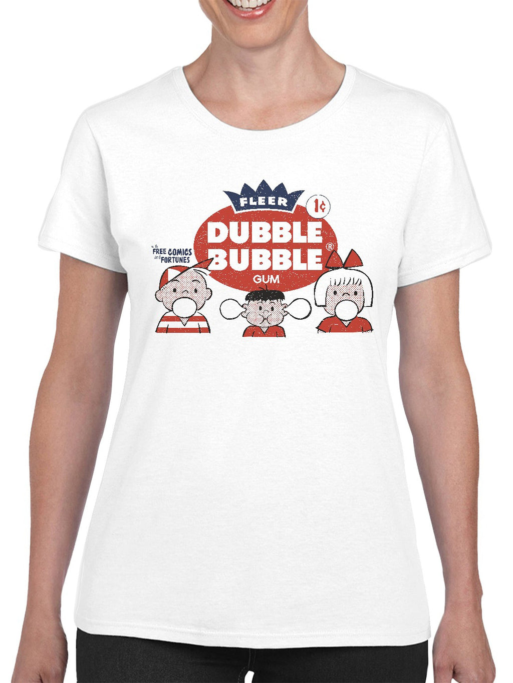 Officially Licensed Dubble Bubble Vintage Advertisement Women's T-shirt