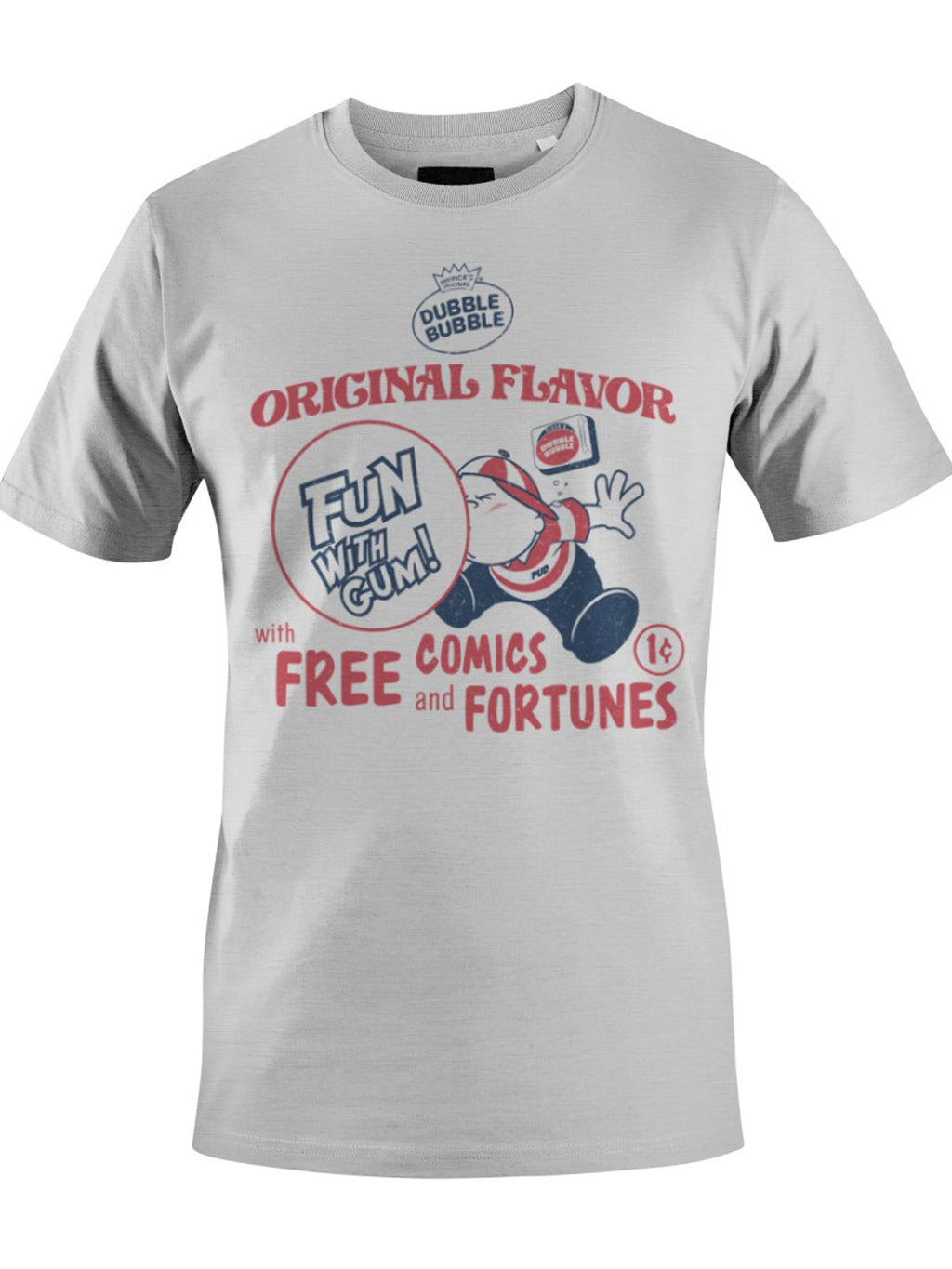 Officially Licensed Dubble Bubble Vintage Promo Design Men's T-shirt
