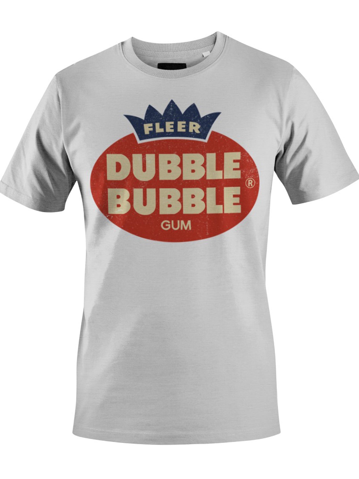 Officially Licensed Dubble Bubble Classic Gum Logo Men's T-shirt