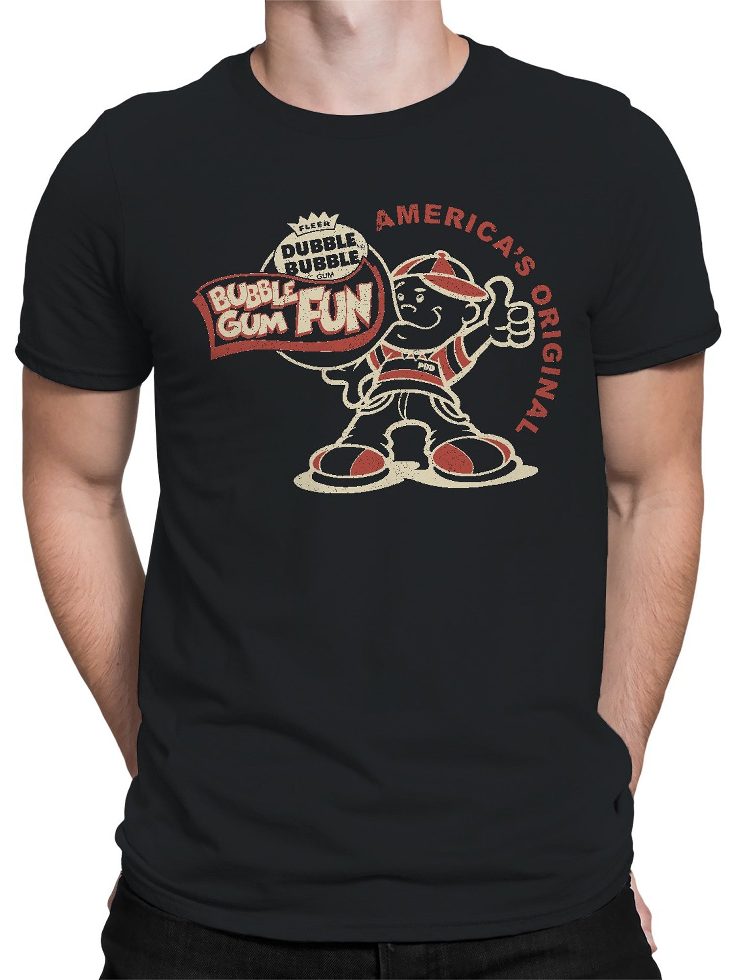 Officially Licensed Dubble Bubble Vintage Advertisement Men's T-shirt