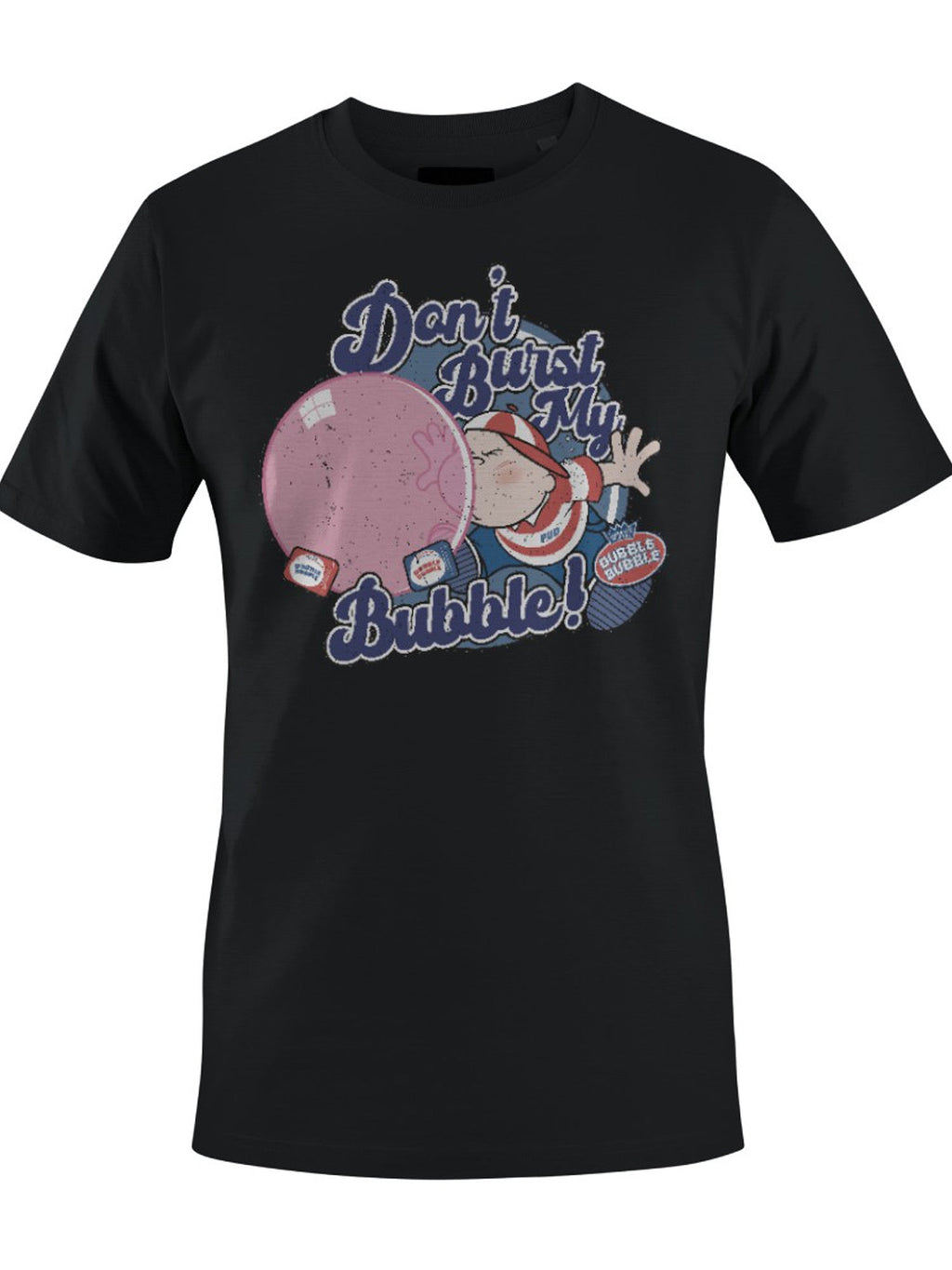 Officially Licensed Dubble Bubble Don't Burst My Gum - Retro Design Men's T-shirt