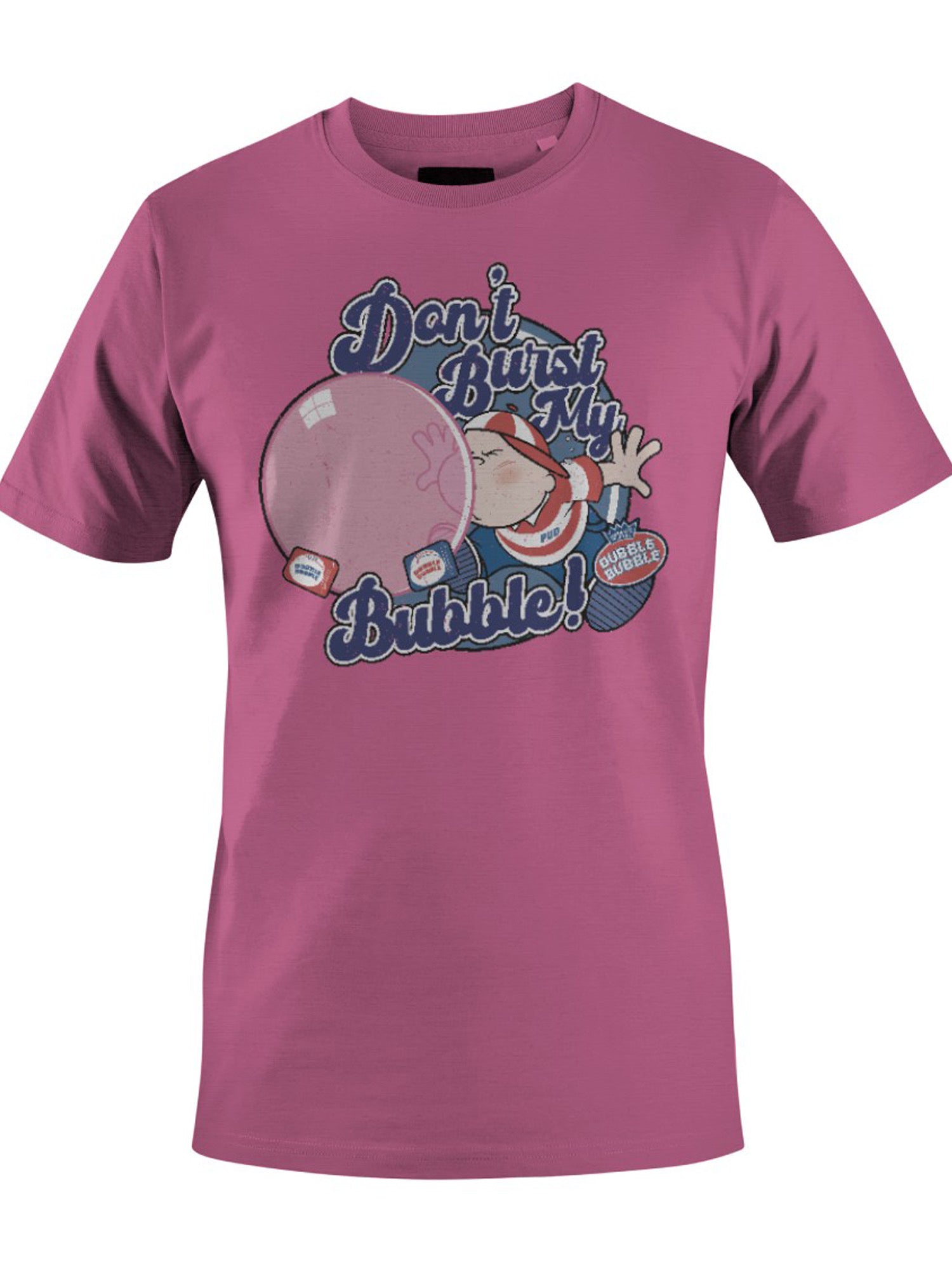 Officially Licensed Dubble Bubble Don't Burst My Gum - Retro Design Men's T-shirt