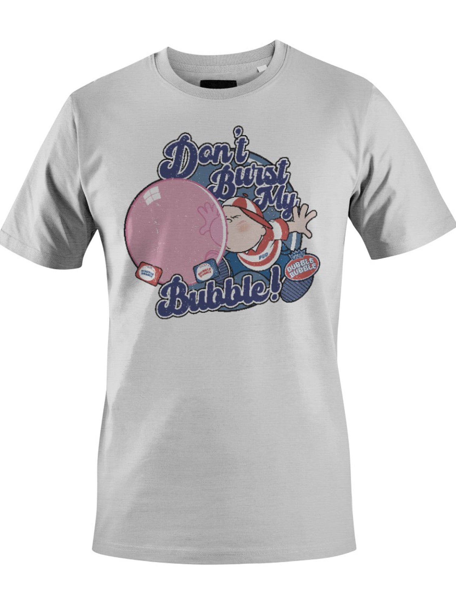 Officially Licensed Dubble Bubble Don't Burst My Gum - Retro Design Men's T-shirt