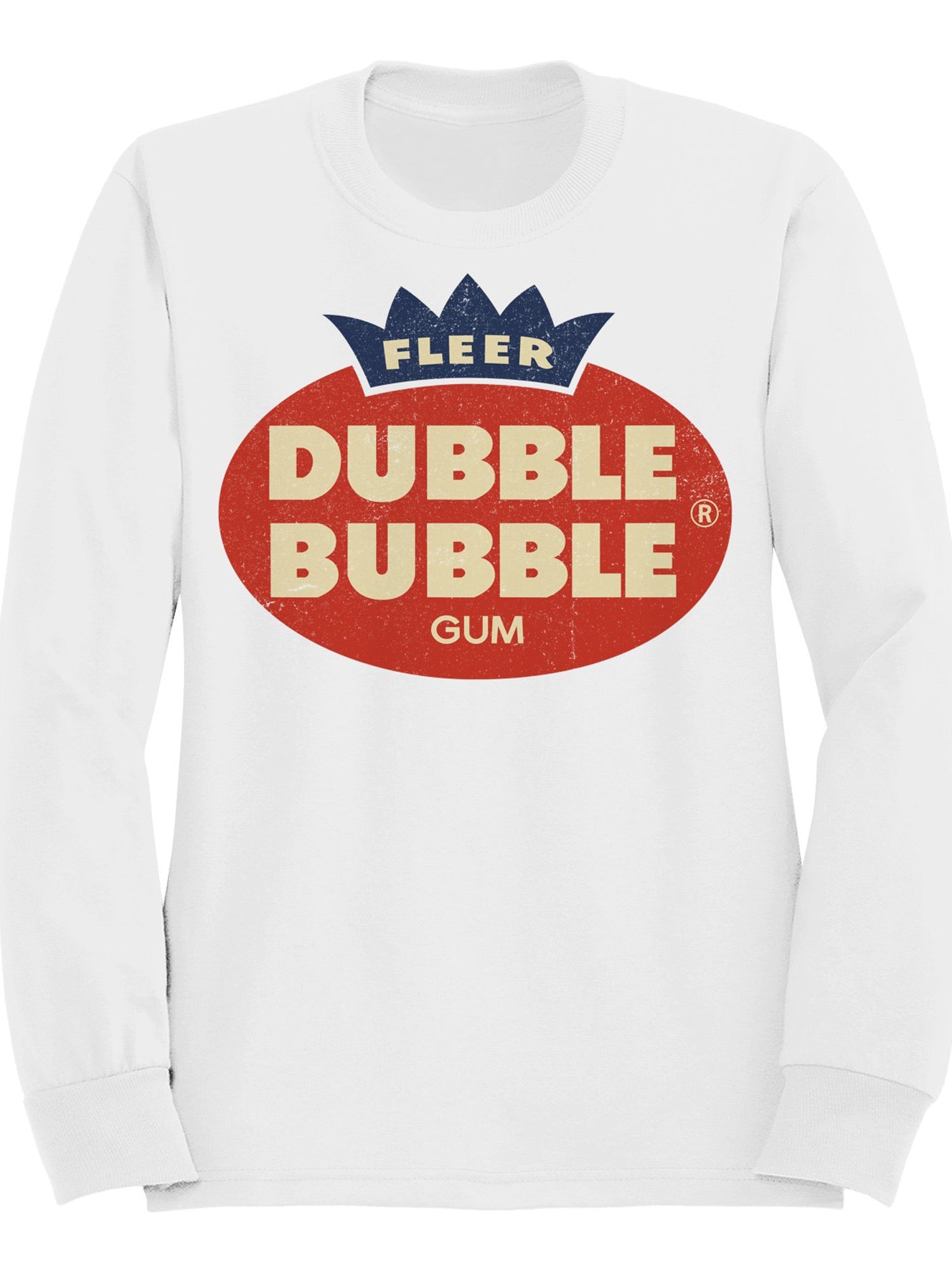 Officially Licensed Dubble Bubble Classic Gum Logo Men's Sweatshirt