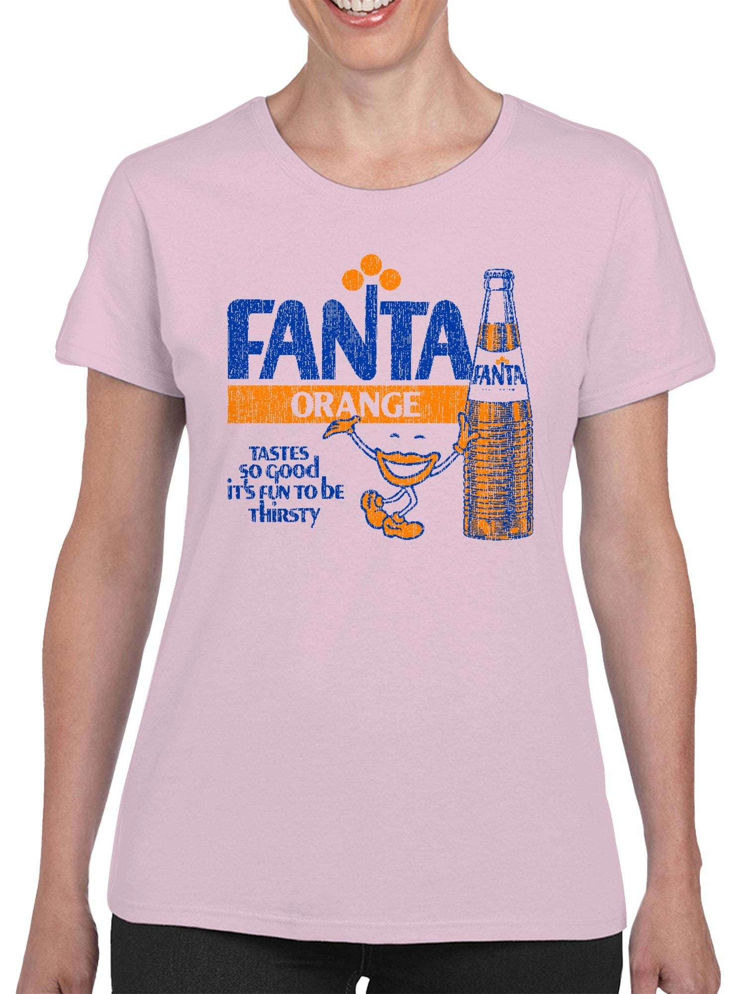 Officially Licensed Fanta Vintage Orange Advertisement Women's T-shirt