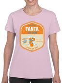 Officially Licensed Fanta Retro Ice-Cold Advertisement Women's T-shirt