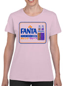 Officially Licensed Fanta Retro Beverage Advertisement Women's T-shirt