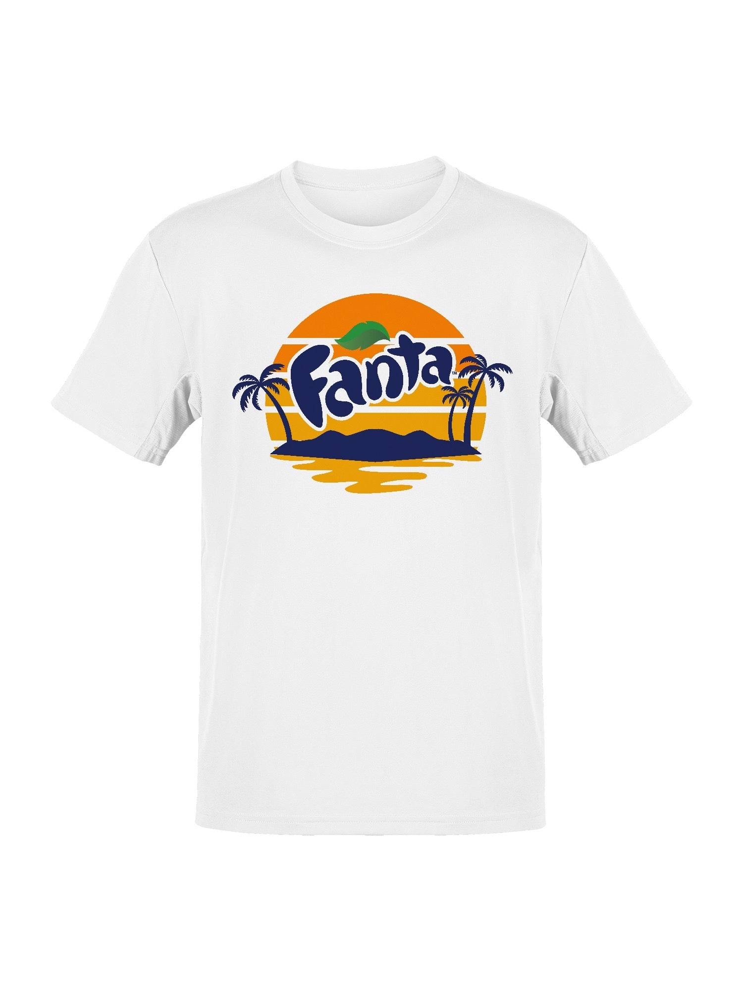 Officially Licensed Fanta Tropical Sunset Graphic Women's T-shirt