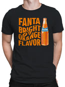 Officially Licensed Fanta Bright Orange Flavor Retro Poster Men's T-shirt