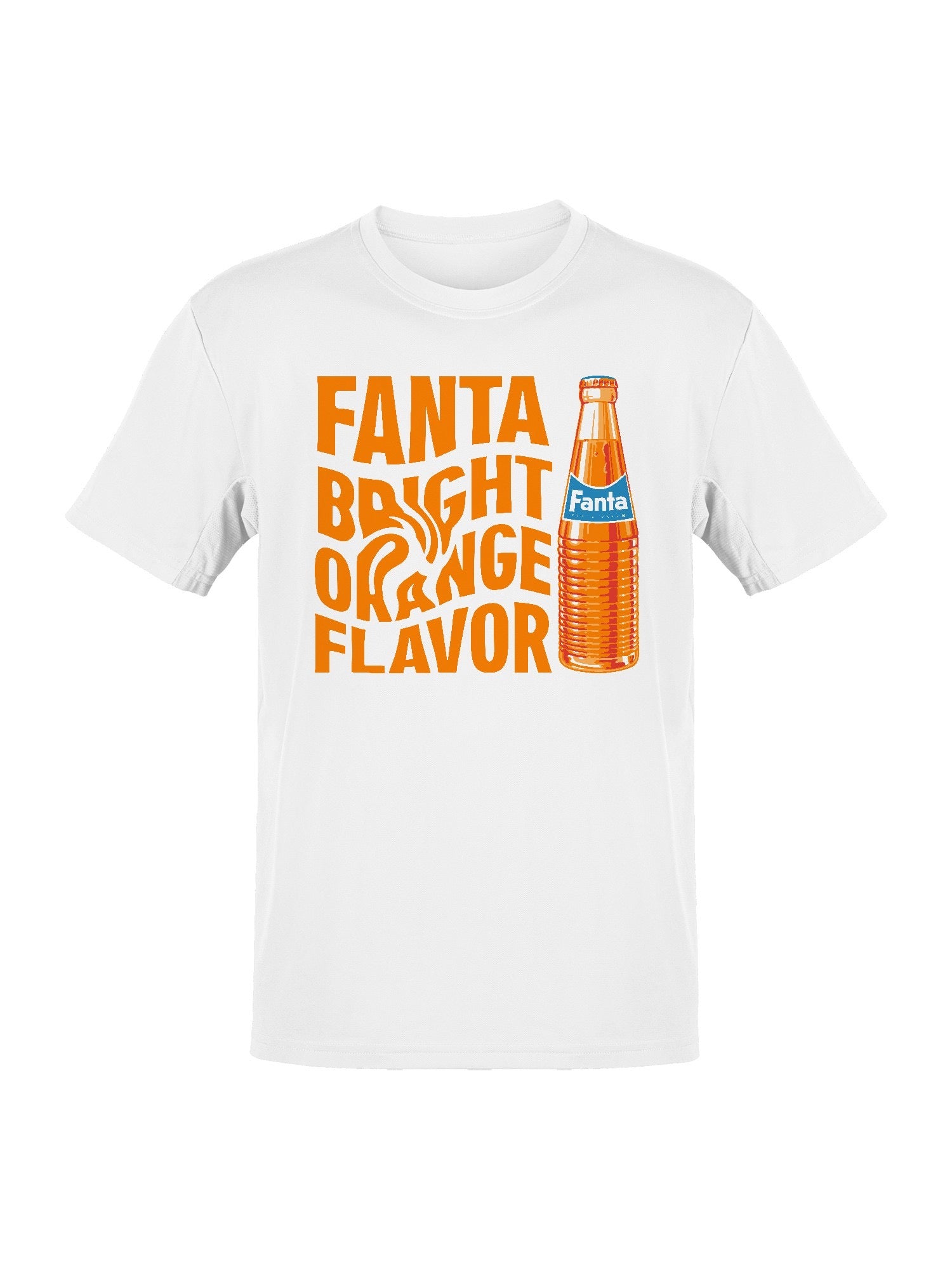 Officially Licensed Fanta Bright Orange Flavor Retro Poster Men's T-shirt