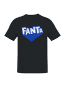 Officially Licensed Fanta Blue Logo Design Men's T-shirt