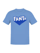 Officially Licensed Fanta Blue Logo Design Men's T-shirt
