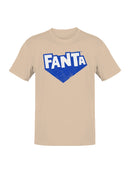 Officially Licensed Fanta Blue Logo Design Men's T-shirt