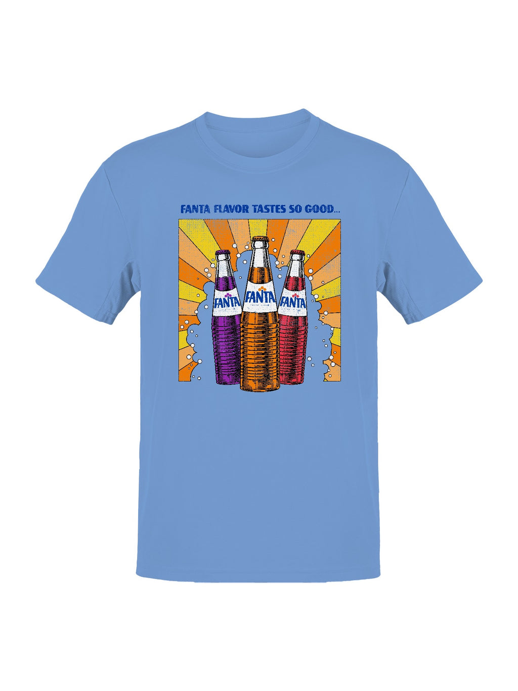 Officially Licensed Fanta Retro Flavor Explosion Men's T-shirt