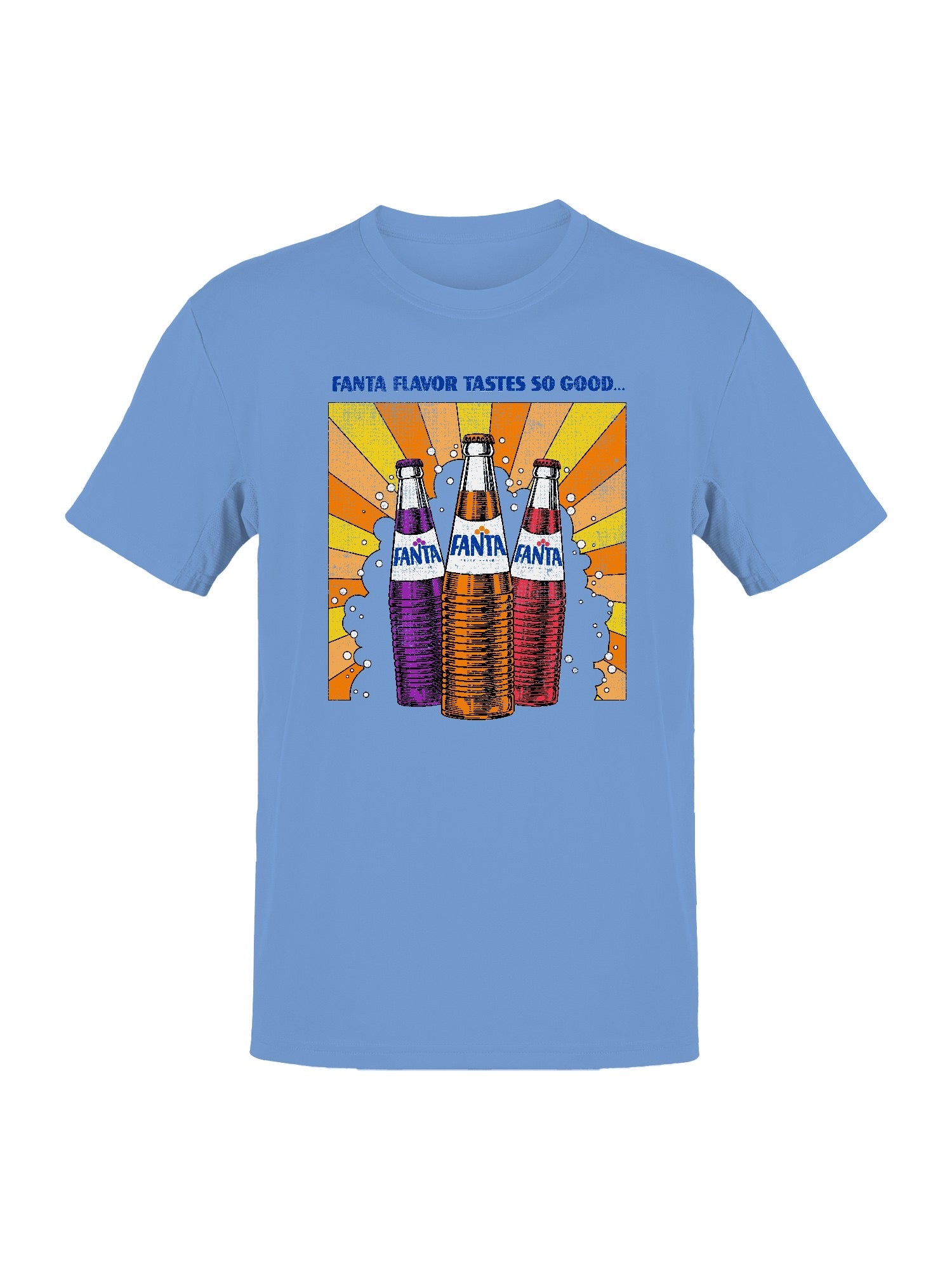 Officially Licensed Fanta Retro Flavor Explosion Men's T-shirt
