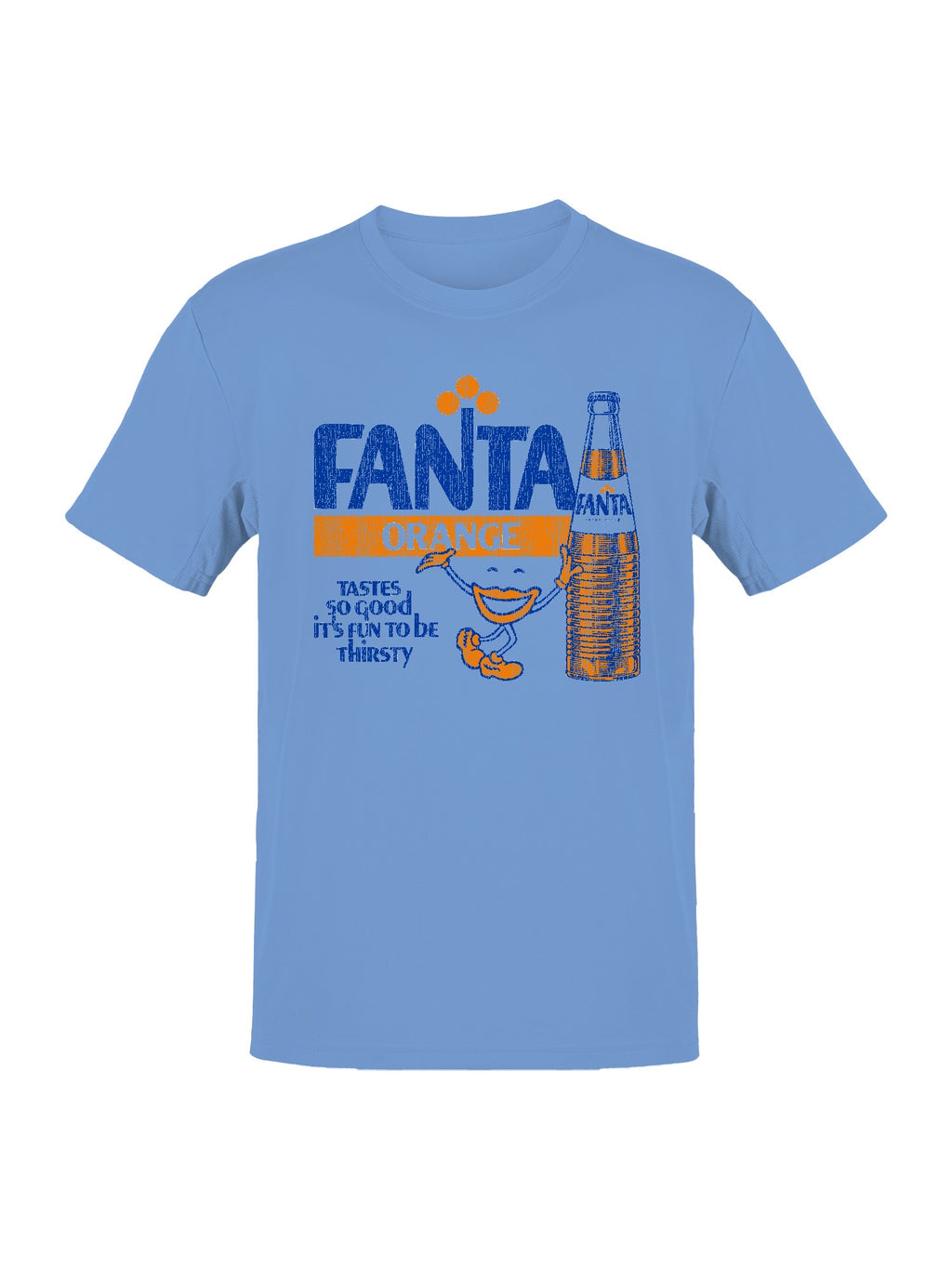 Officially Licensed Fanta Vintage Orange Advertisement Men's T-shirt