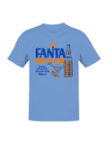 Officially Licensed Fanta Vintage Orange Advertisement Men's T-shirt